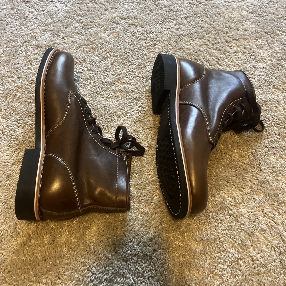 Superlamb Mens Gobi Desert Brown Ankle Boots‎ Shoes 12 Medium (D) Oil Resistant - Picture 3 of 9